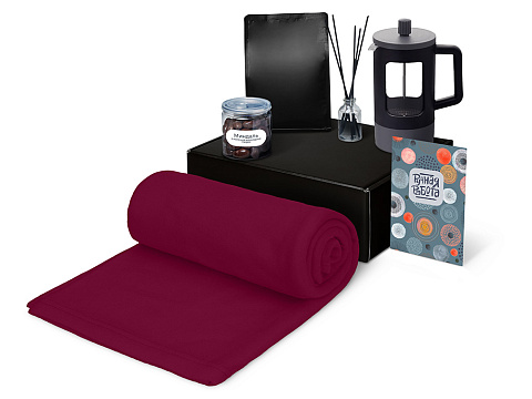 Подарочный набор Re:y. Vive с пледом, френч-прессом и кофе - рис 2.