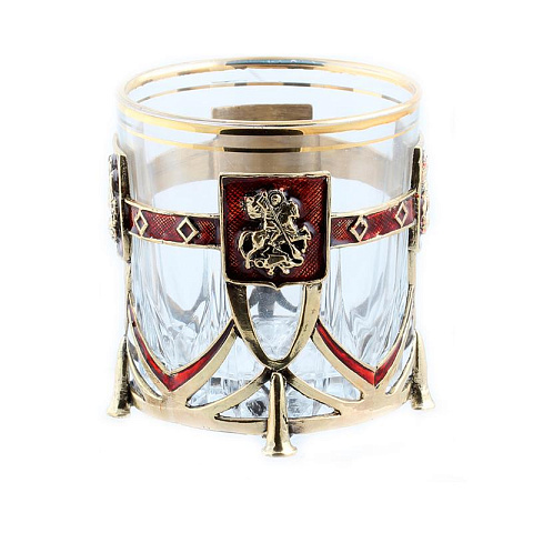 Бокал для виски Георгий Победоносец в подарочной коробке - рис 2.